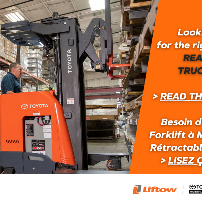 LIFTOW - Reach Truck, Chariot élévateur à fourche à mât rétractable - Forklifts / Lift Trucks