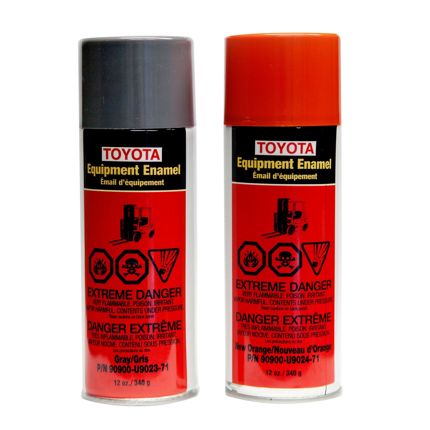 Toyota Forklift Enamel Aerosol Spray, 90900-U9023-71 & 90900-U9024-71 – Safety Data Sheet (SDS)