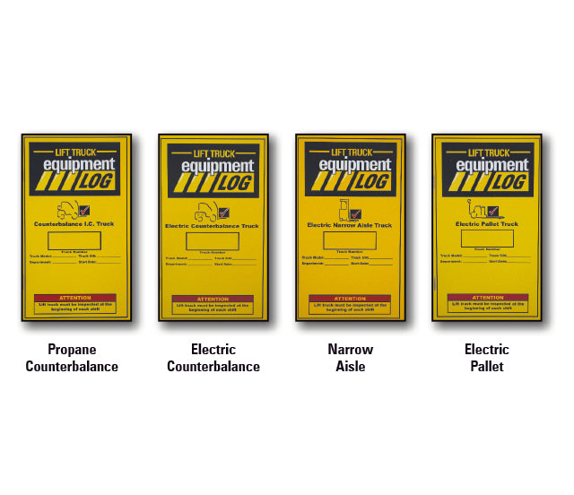 Lift Truck Log Kit - 1 Book & Case - Forklift Training Safety Products