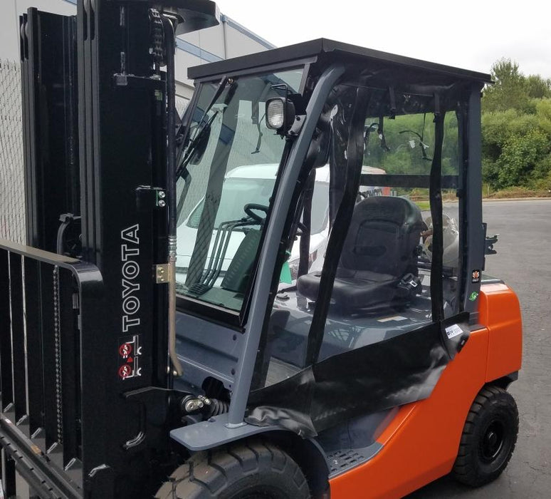 Tuffcab Forklift Panel Cab Enclosure - Forklift Training Safety Products