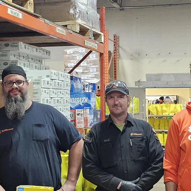 Liftow London Gives Back at the London Food Bank