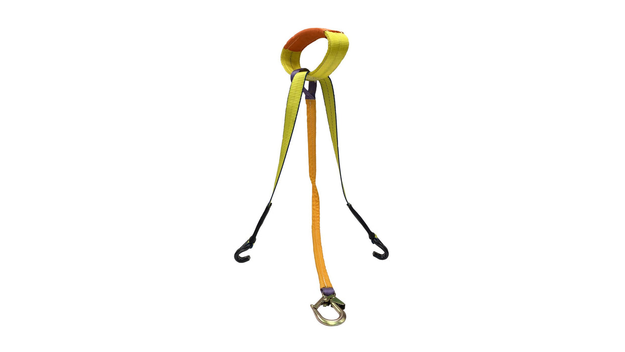 Battery Lifting Sling 2" x 5' with 1/2" Wire Hook