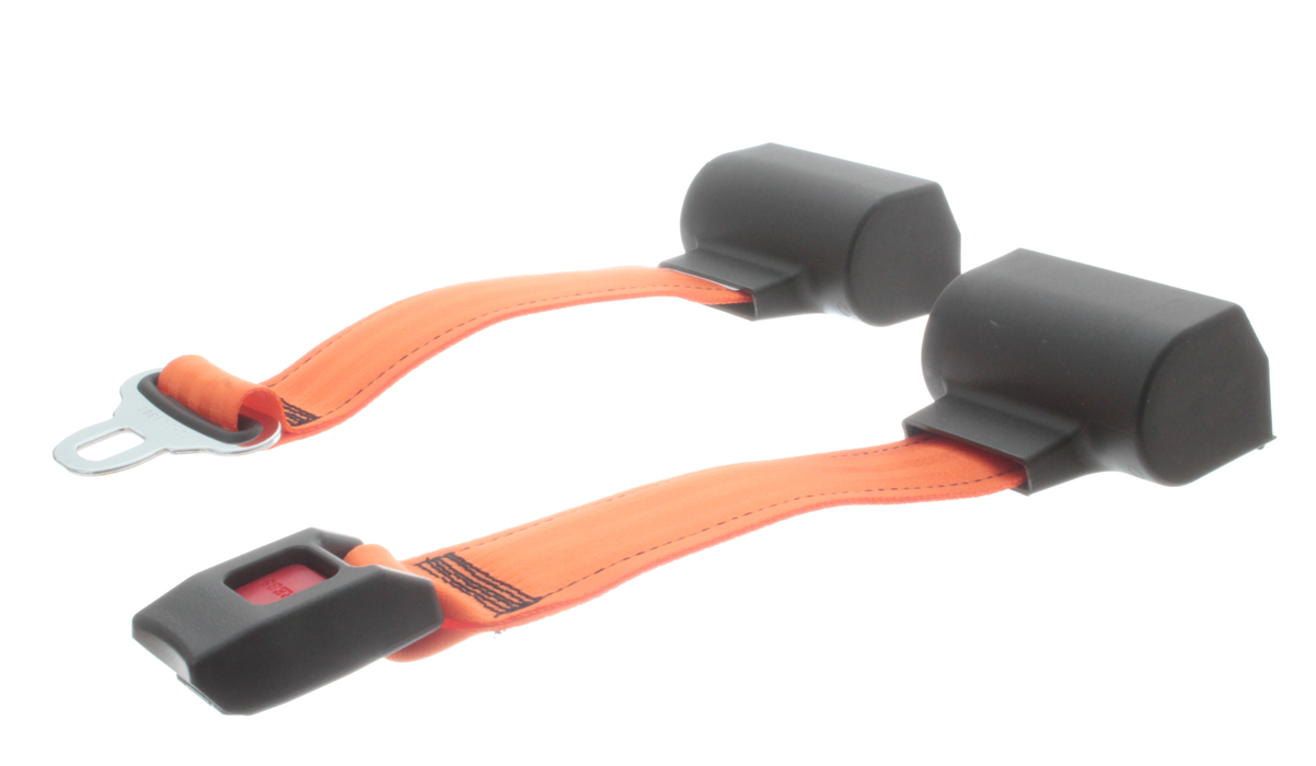 Retractable Seat Belt Anchor System - 2 Belts, Steel 