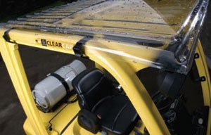 Telehandler Overhead Guard ClearCap™ Polycarbonate Overhead Guard — Liftow Toyota Forklift Dealer ...