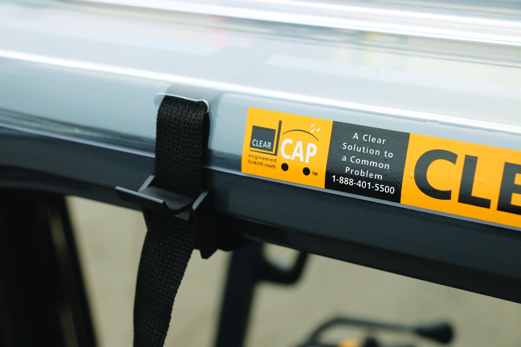 ClearCap™ Polycarbonate Overhead Guard — Liftow Toyota Forklift Dealer